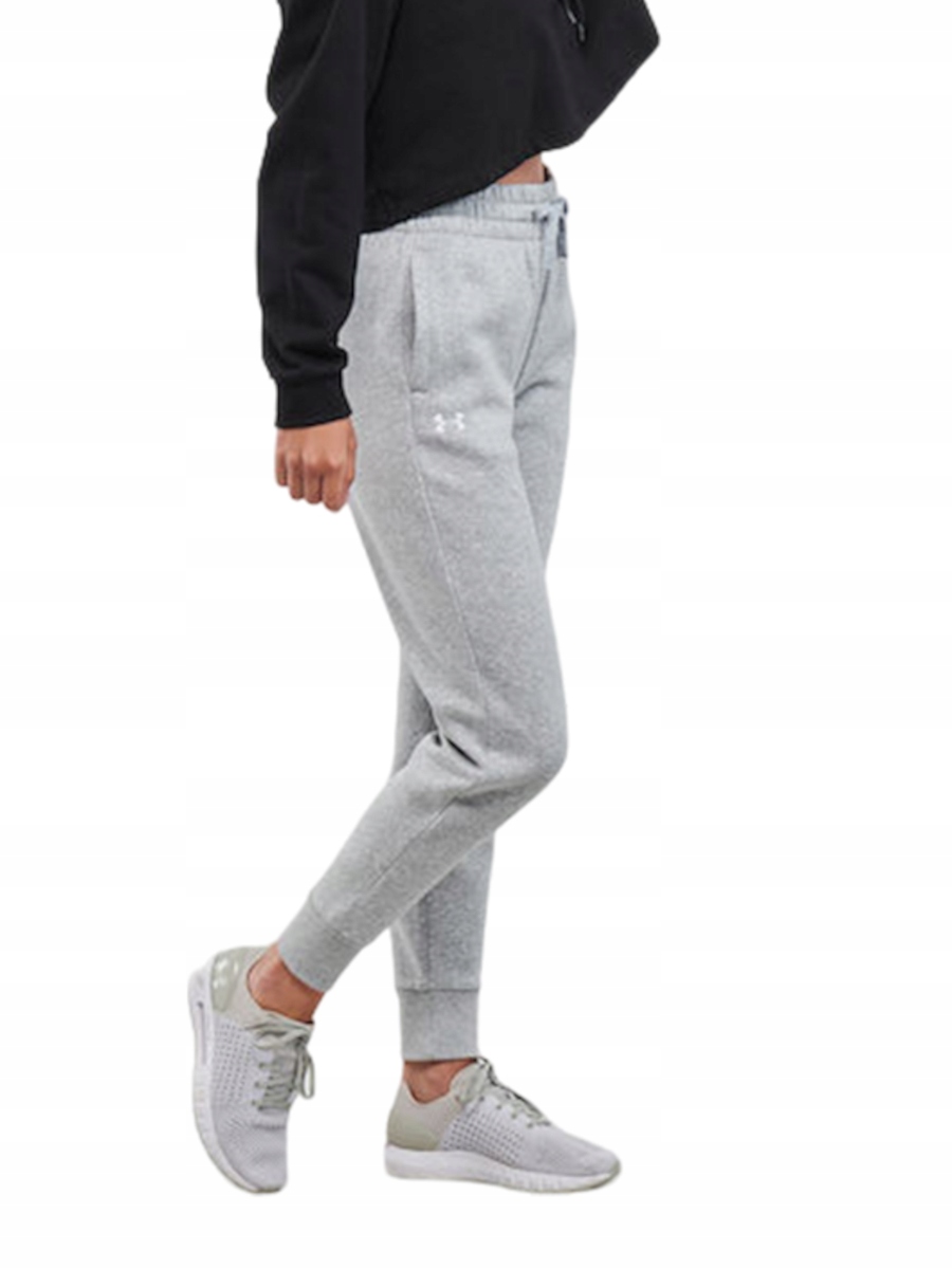Dámské teplákové kalhoty Under Armour 1379438-012 teplákovka šedé bavlněné Xs