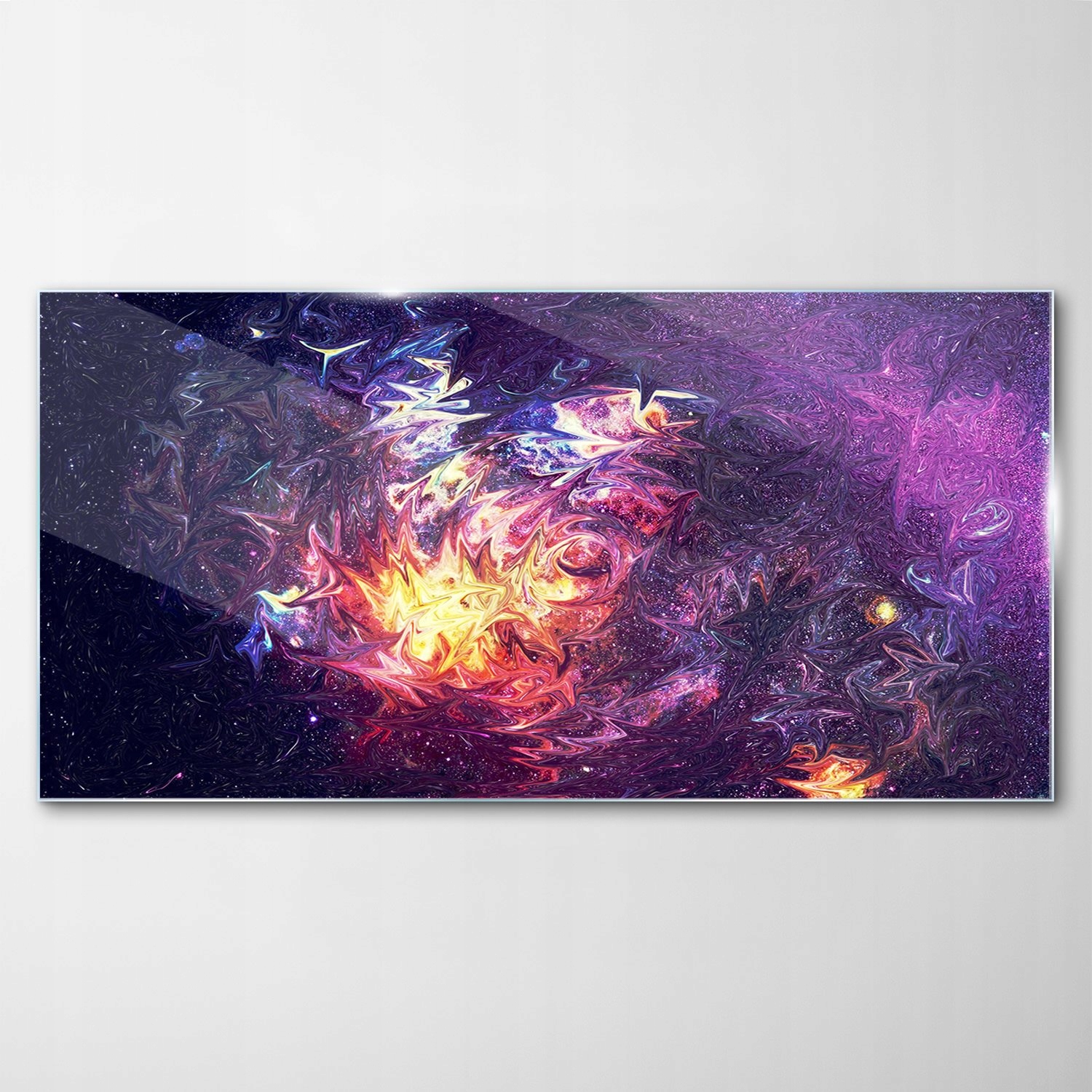 

Hartowany Obraz Szklany Abstrakcja Akwarele 120x60