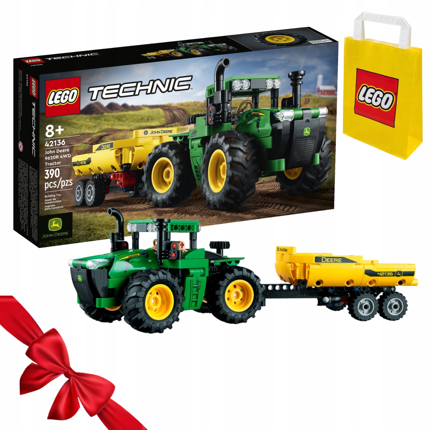 Sada Kostek Lego Lego Technic Traktor John Deere 9620R 4WD 42136 Top