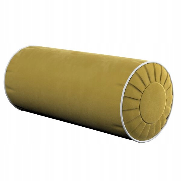 Polštář váleček se záložkami olivový zeleň velvet