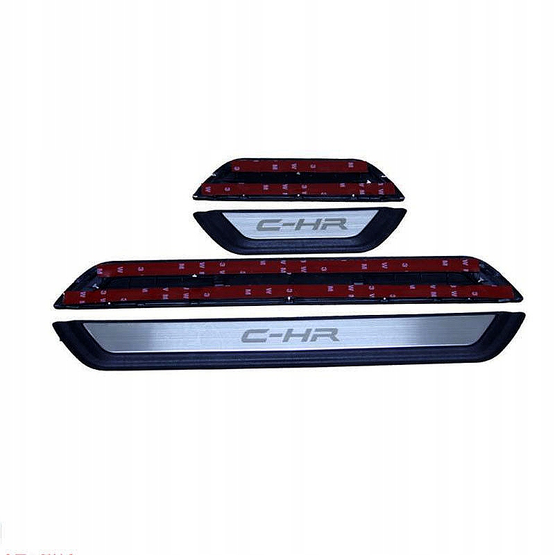 LISTWY PROGOWE STALOWE OCHRONNE TOYOTA CHR C-HR Producent MS Chrome