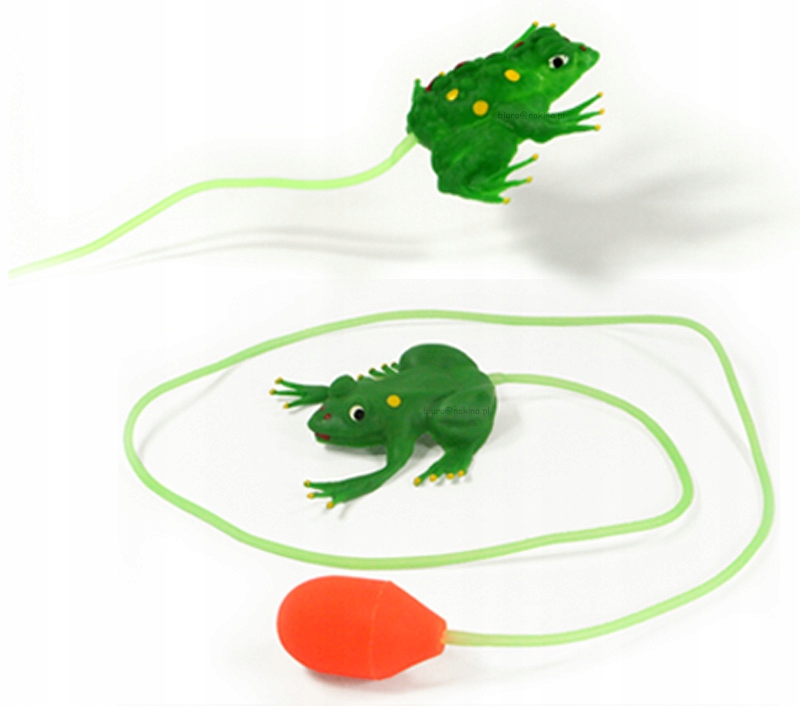 

Skacząca żaba Kultowa zabawka z czasów Prl