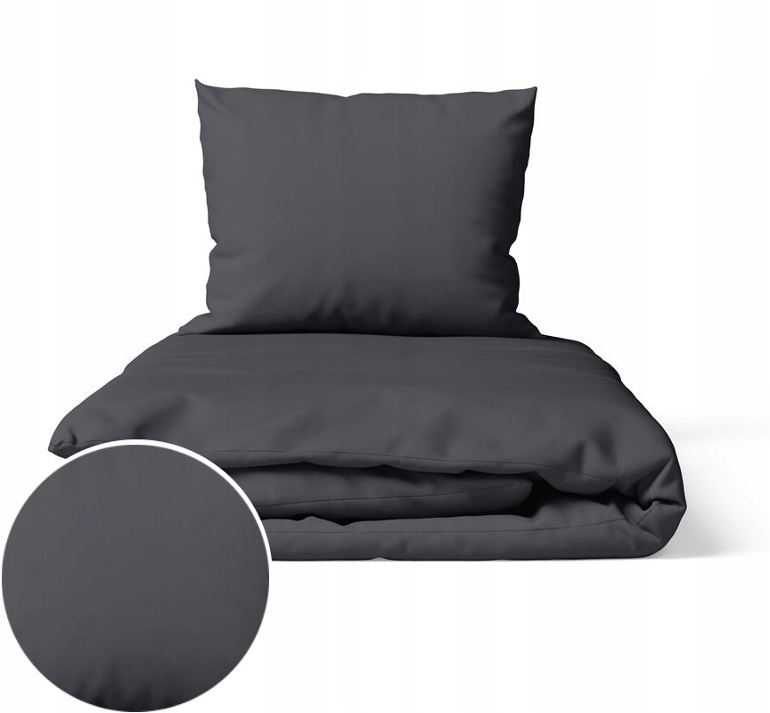 Hotelové Povlečení 140x200 cm Povlak 70x80 Bavlna 100% Barva: Grafit