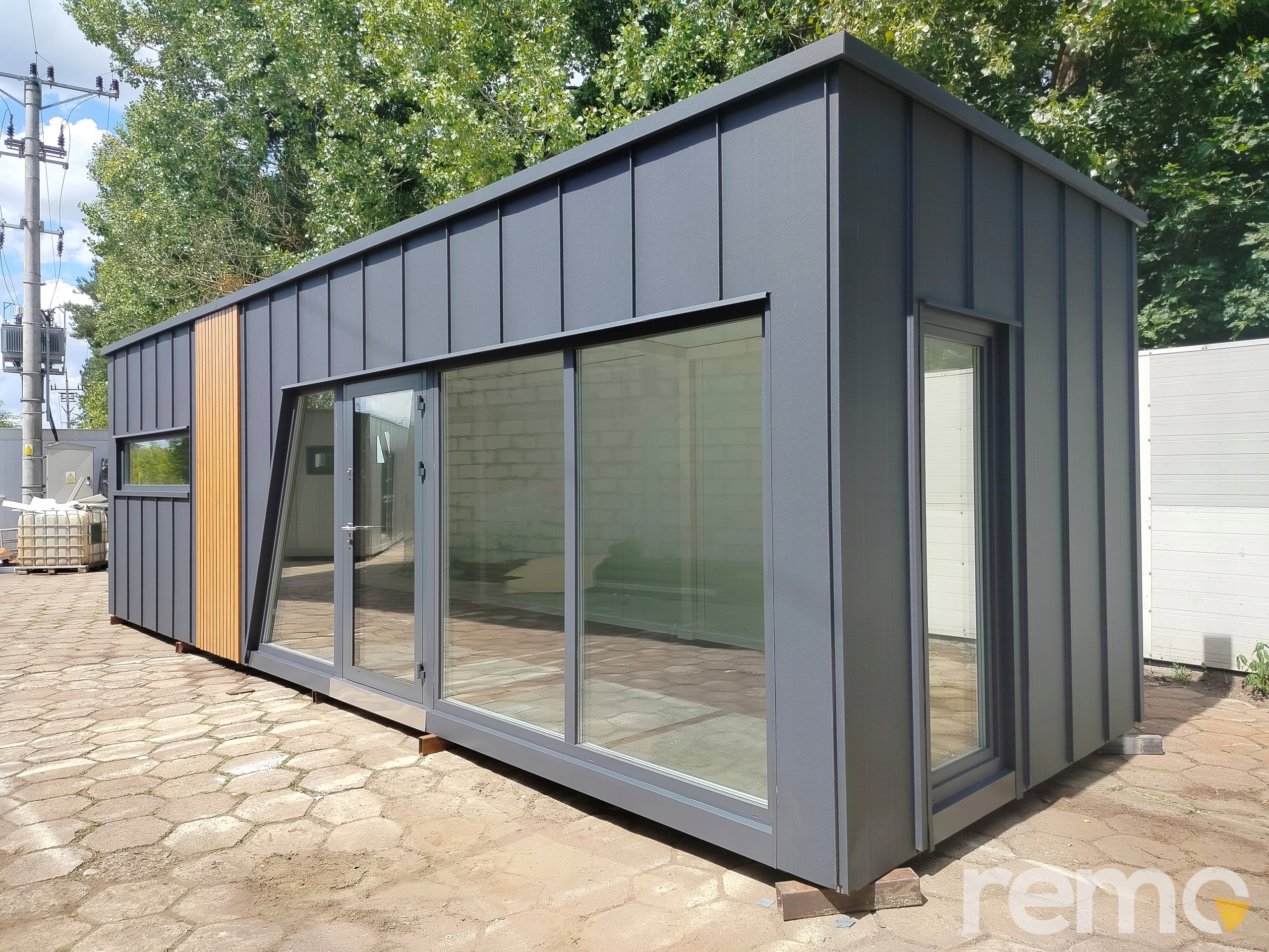 Pawilon biurowo - usługowy 30m2 Długość 6 m