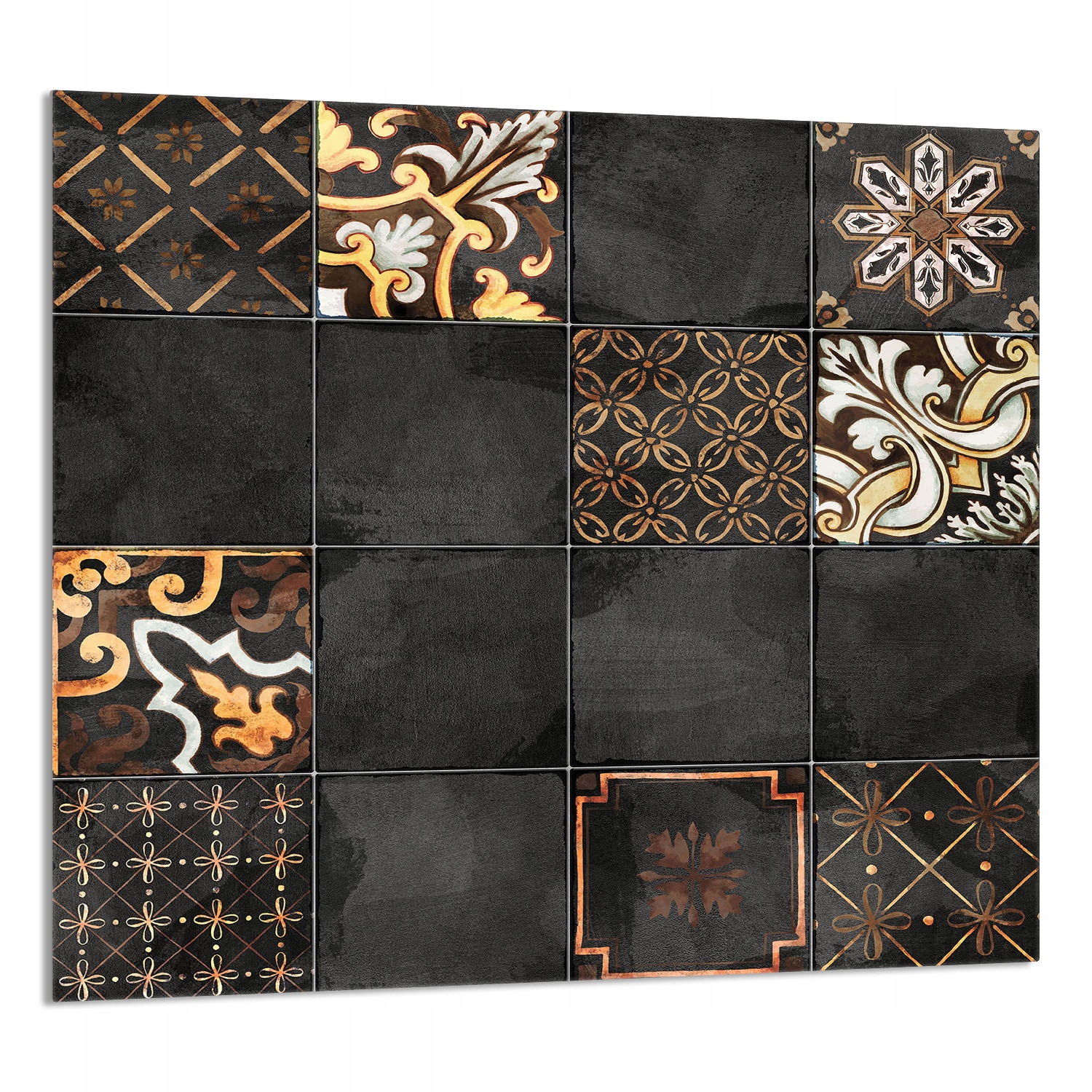 Skleněný Panel Do Kuchyně 65x60 Mozaika Tvrzené Sklo