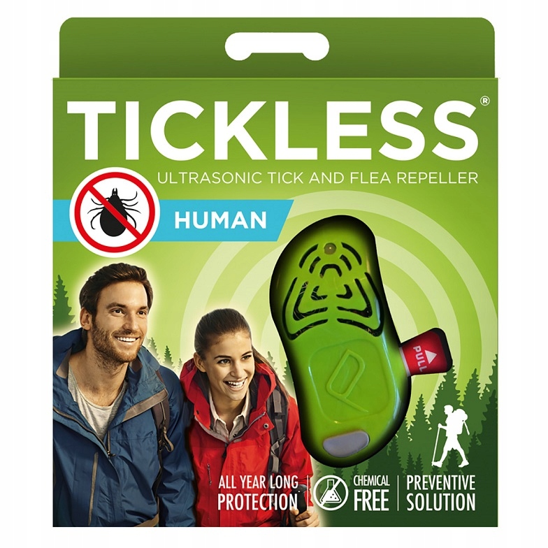 

Ultradźwiękowy odstraszacz kleszczy Tickless Human