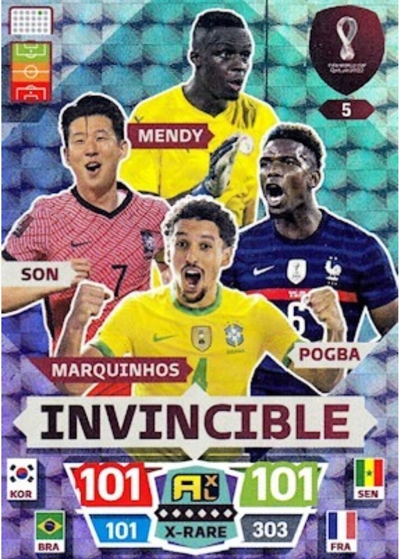 WORLD CUP QATAR 2022 RARE TOP MASTER INVINCIBLE