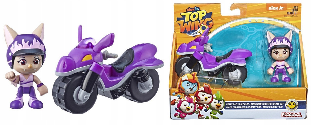 

Top Wing Figurka Betty Z Motocyklem Hasbro E5824