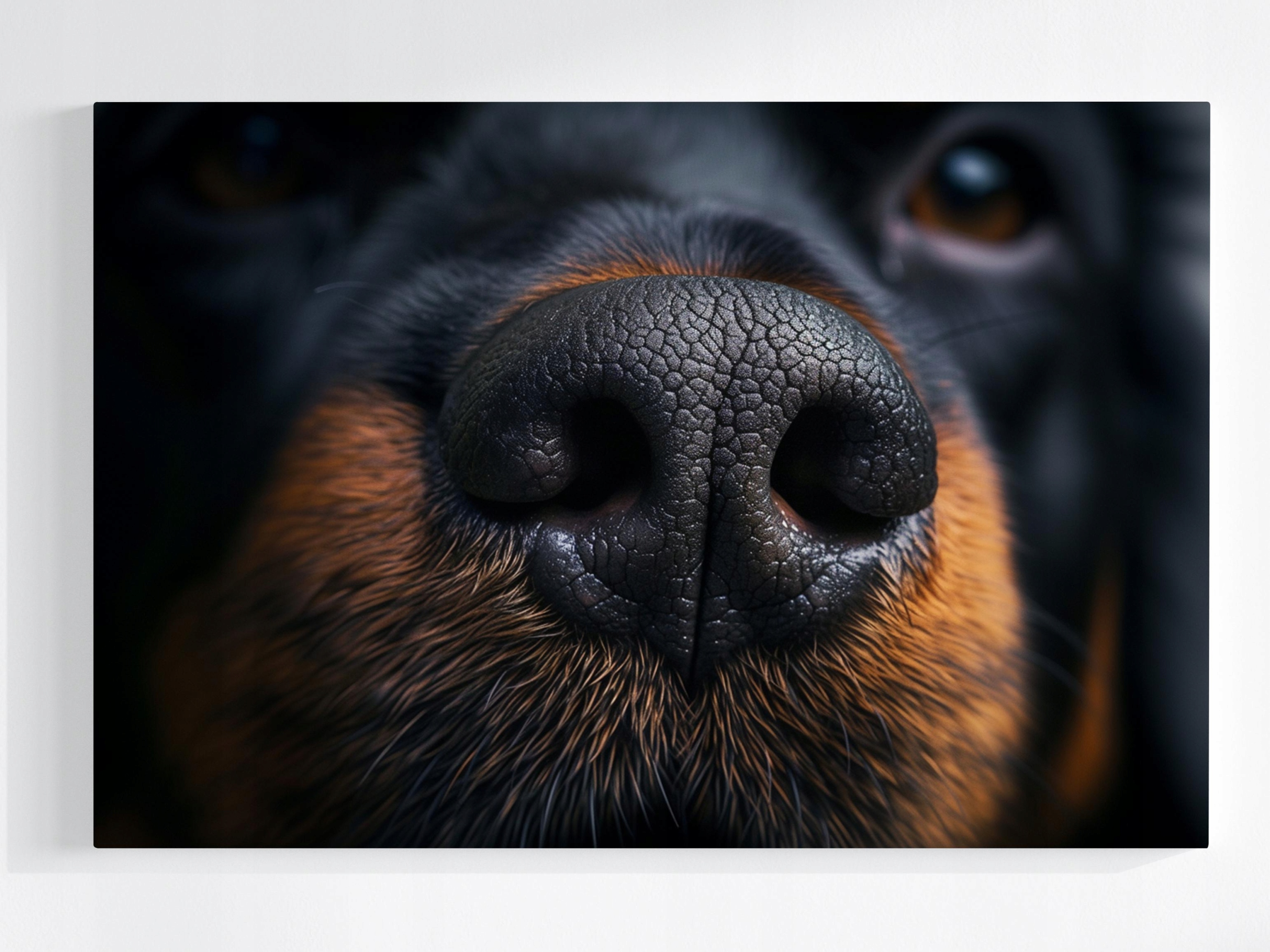 Obraz Na Plátně Canvas Fotografie Makro Příroda Portrét Pes Nos 120x80