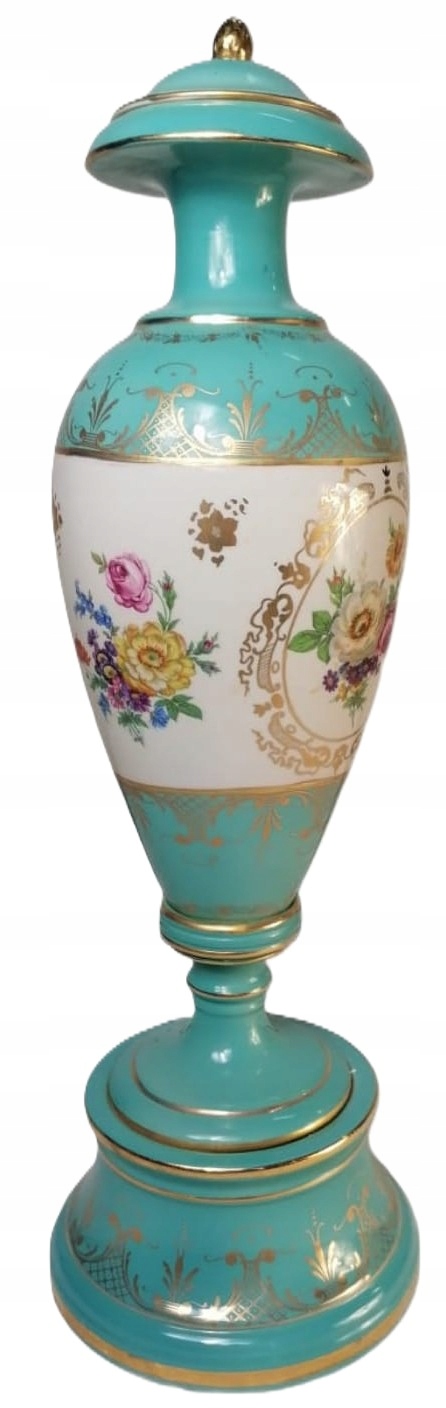 Váza Porcelánová Amfora Tyrkysová váza Antická Dekoratívna Dekorácia Interiérov