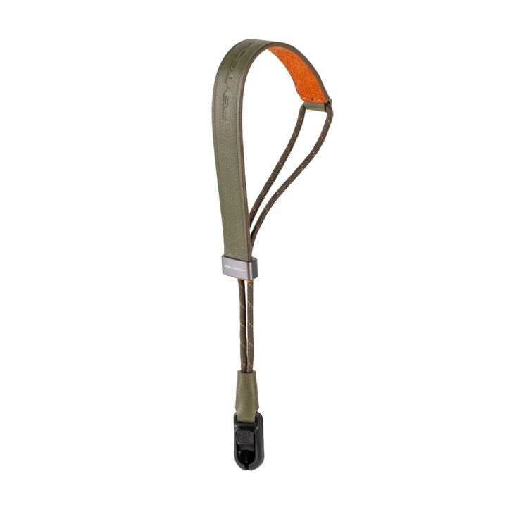 Pasek na nadgarstek do aparatu Pgytech Slim Vintage (Olive Green)