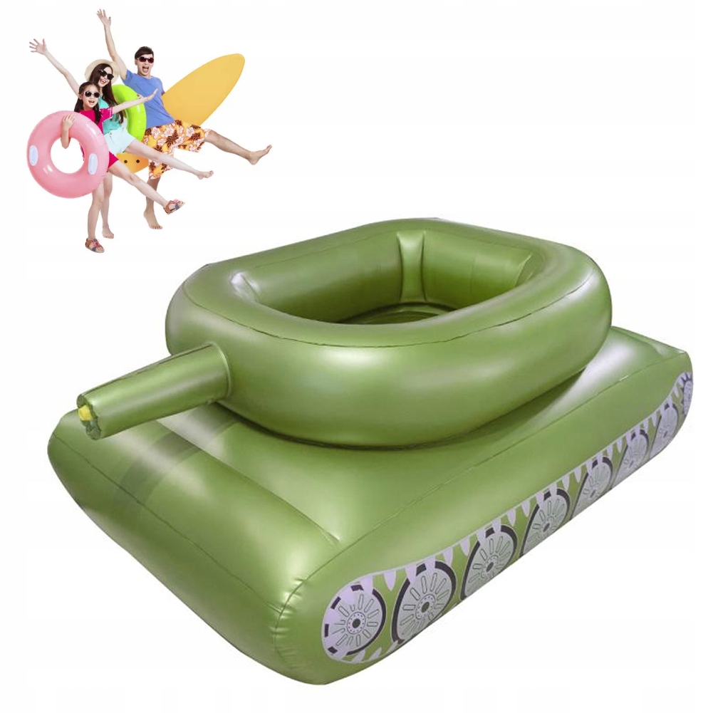 DMUCHANY PONTON DO PŁYWANIA DLA DZIECI CZOŁG Marka inna