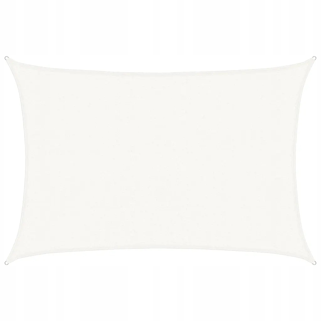 Sluneční plachta Hdpe bílá 4 x 3 m, obdélníková, odolná vůči Uv záření
