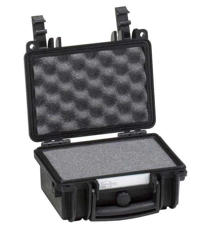 Explorer 1908 Black kufr (19x13x9 cm, PreCubed molitan, 0,8kg)