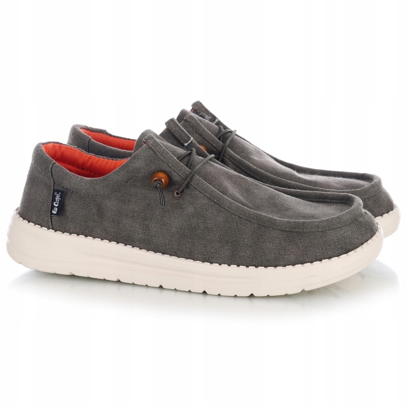 Mokasíny pánské tenisky Lee Cooper LCW-25-01-3232M Khaki originální VEL.44