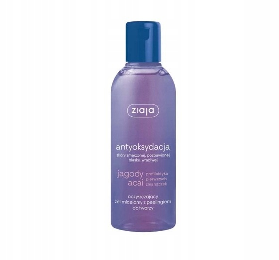 

Ziaja Jagody Acai Żel Micelarny Z Peelingiem 200ML