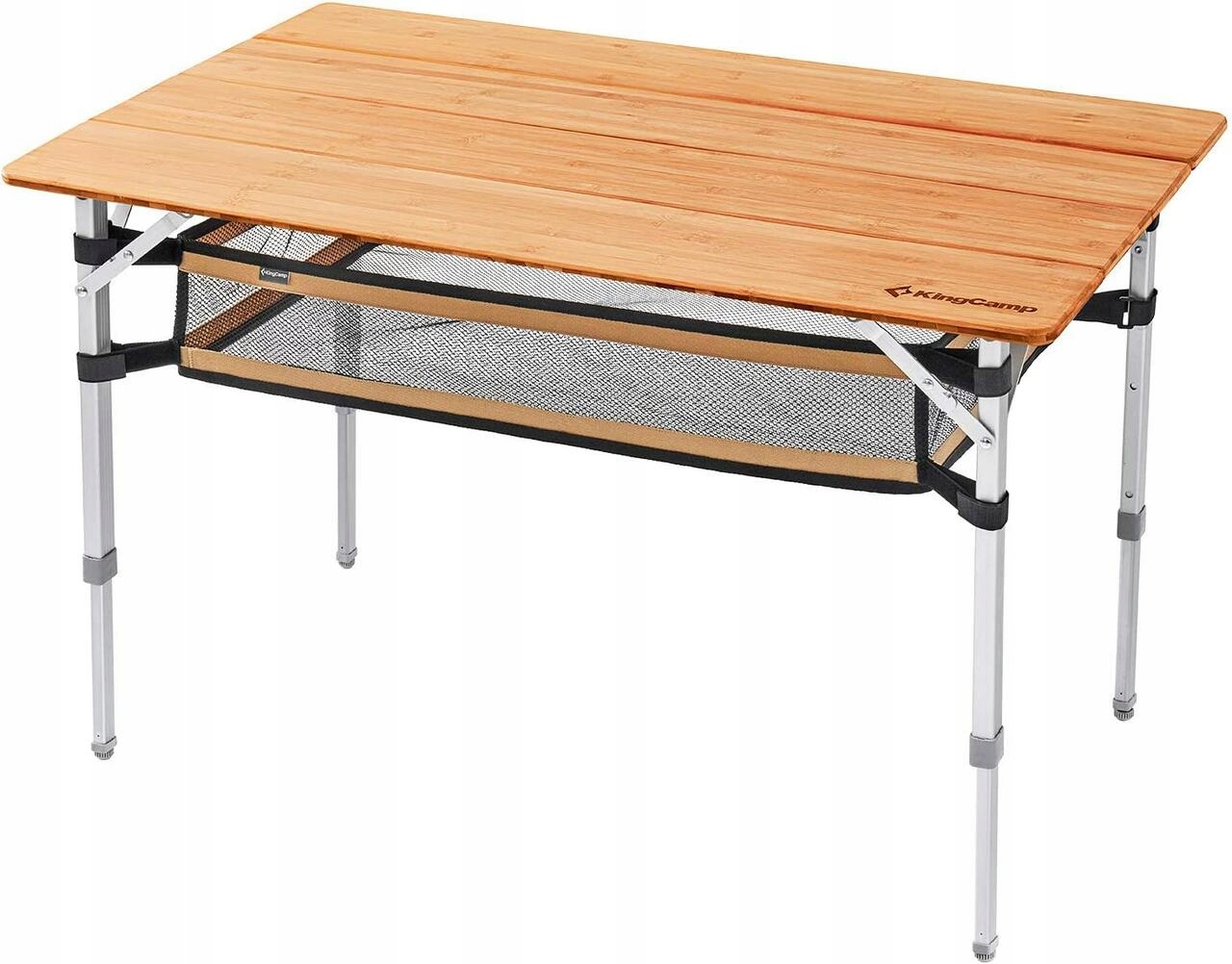 Kempingový stôl King Camp Bamboo 100 x 65 cm