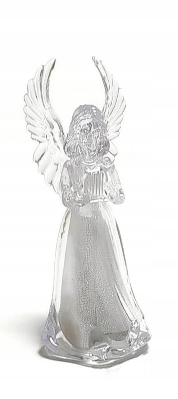 FIGURKA FIGURA ANIOŁ ANIOŁEK LED PLASTIKOWA SUPER OZDOBA ŚWIECĄCA Kod producenta ANIOŁEK LED