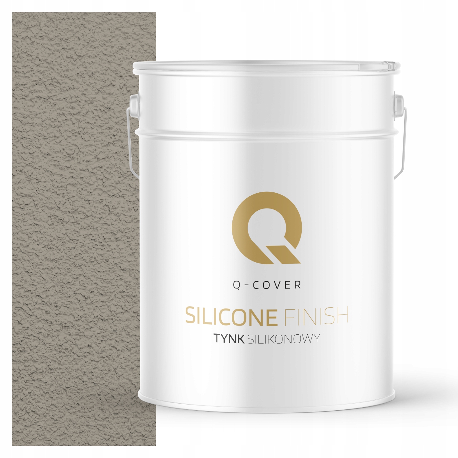 Silikonová Fasádní Omítka Šedá Teplá 15 Kg Beránek Granulace 1.5 mm F293