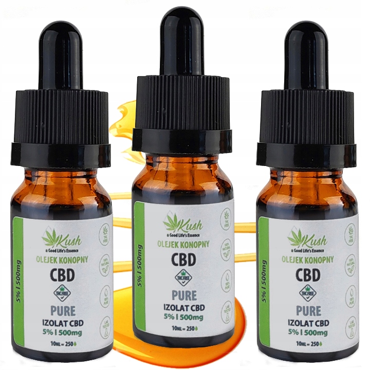 

Olejek Konopny Kush Cbd Pure 5% 1500 mg 3x 10ml