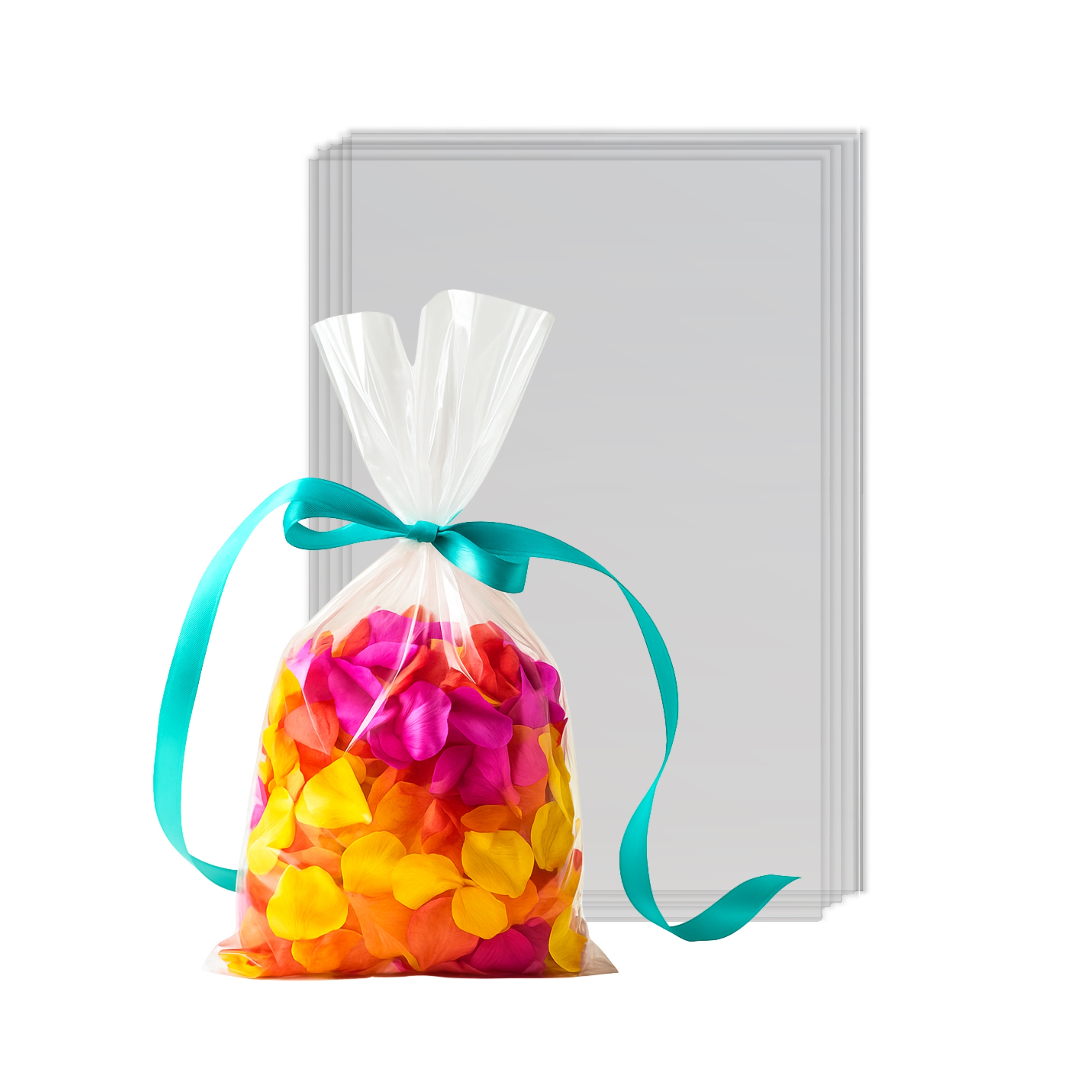 Woreczki Celofanowe 20x30 Torebki Foliowe 100szt Zestaw