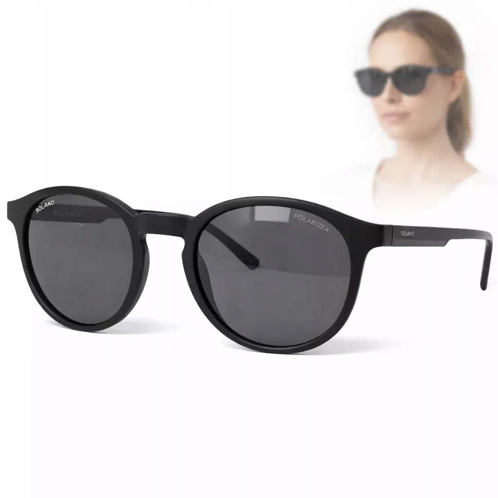 Solano Dámské sluneční brýle černé matné polarizační SS21126A