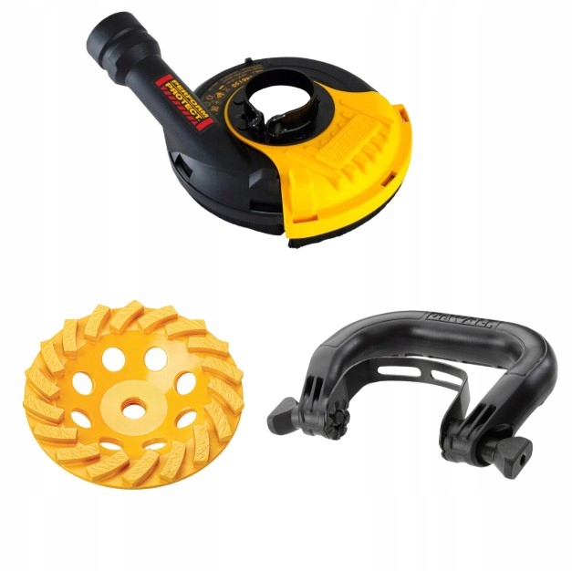 Sada příslušenství pro DWE4257 DeWalt Štít Kryt Držák 3-dílný