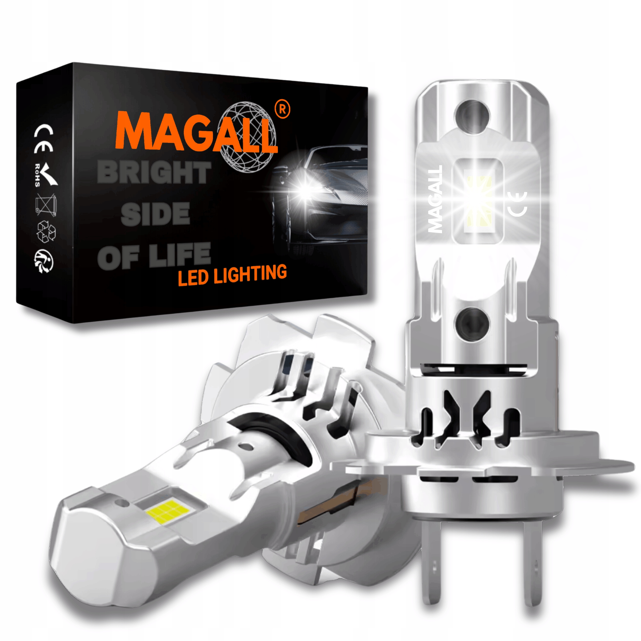 Žárovky H7 Led Magall X-pro 1:1 16000LM 5500K Odolné