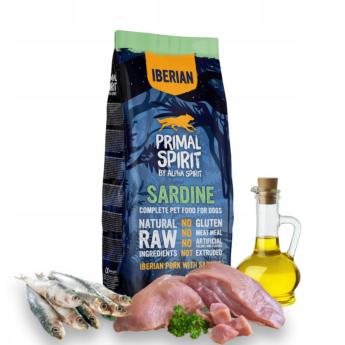 Primal Spirit Iberian Sardine 12kg karma dla dorosłych psów