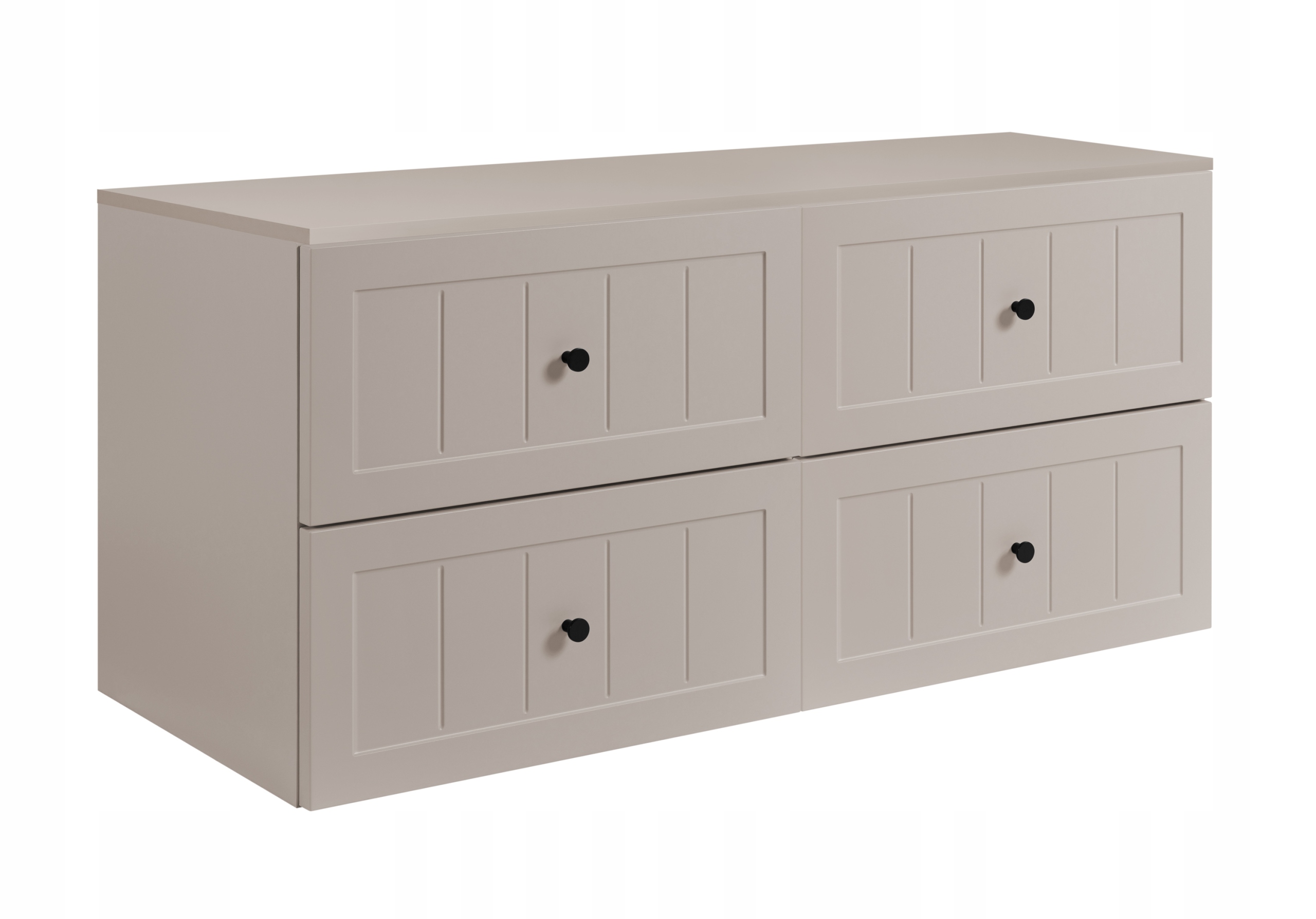 Koupelnová skříňka Pod Umyvadlo 120 kašmír Frézovaná čela Mdf knoflíky