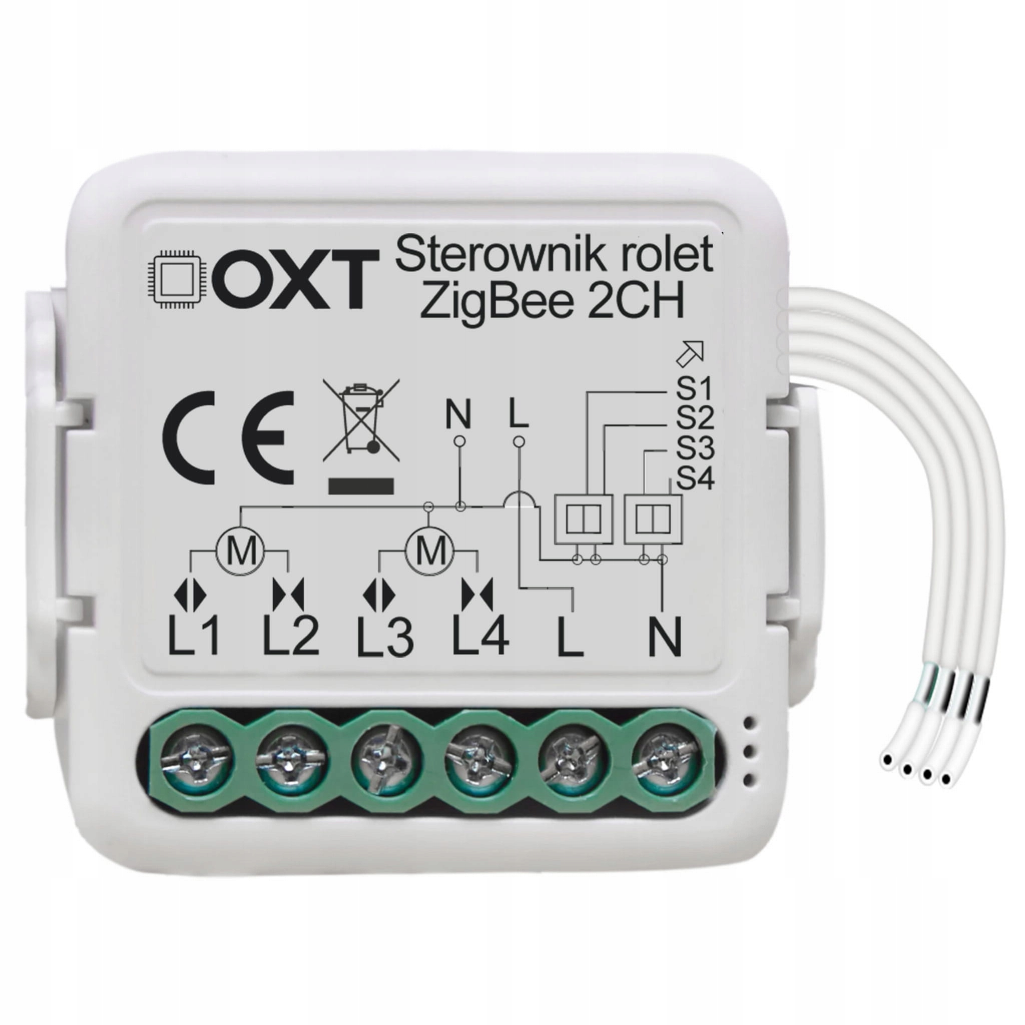 Moduł OXT mini sterownik 2 rolety ZigBee TUYA