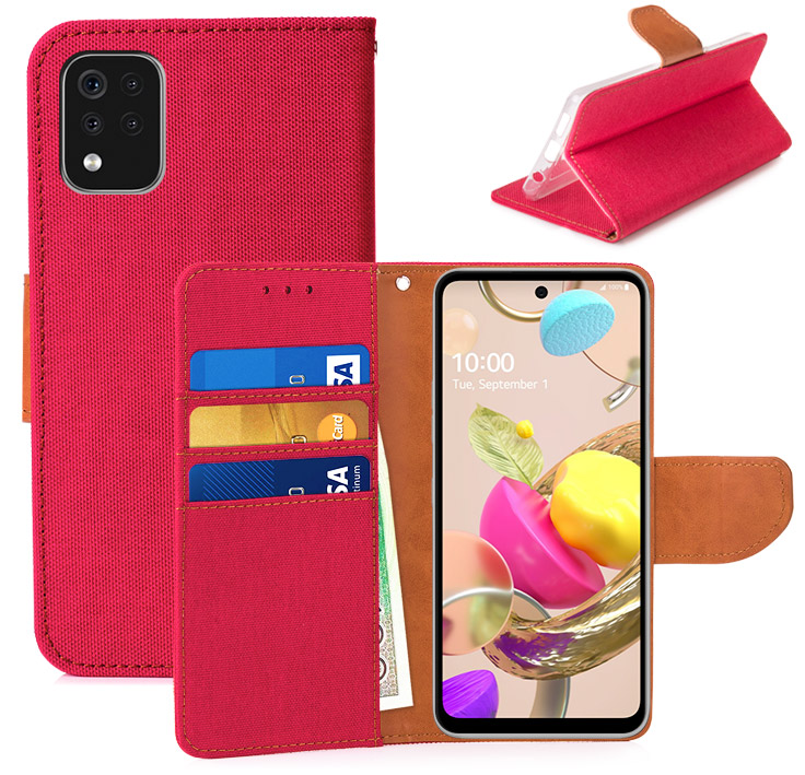 

Etui Portfel Canvas Do Lg K42 / Lg K52