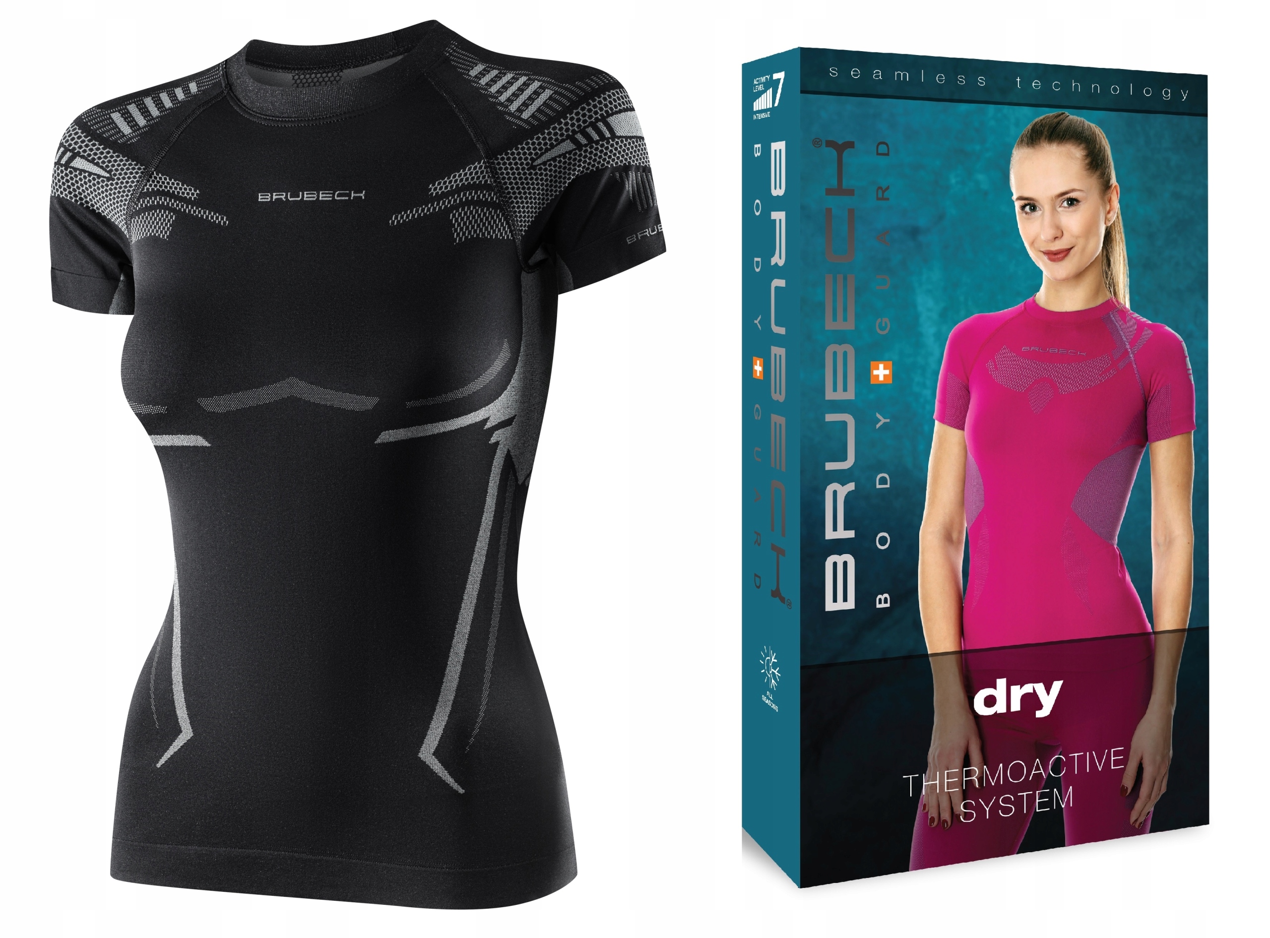 Brubeck Turystyczna Koszulka T-shirt Kr. Rękaw -XL