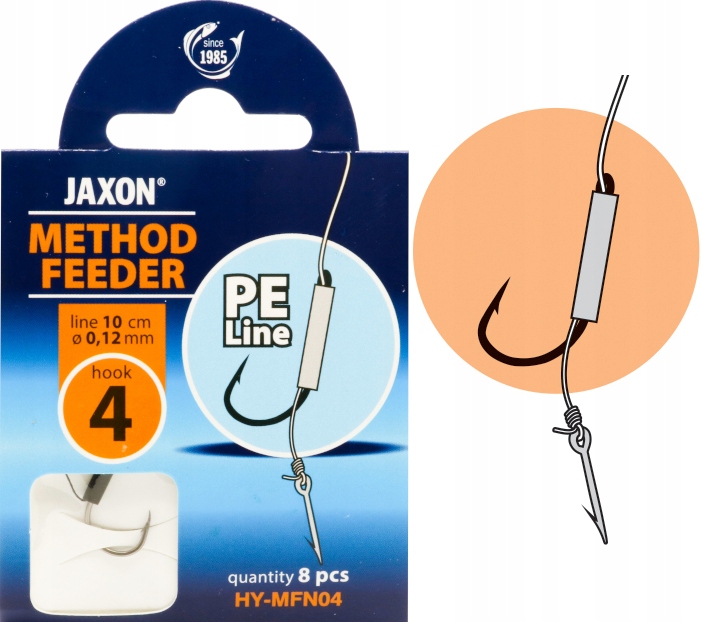 

Haczyki Plecionka Method Feeder Jaxon 8szt igła 4