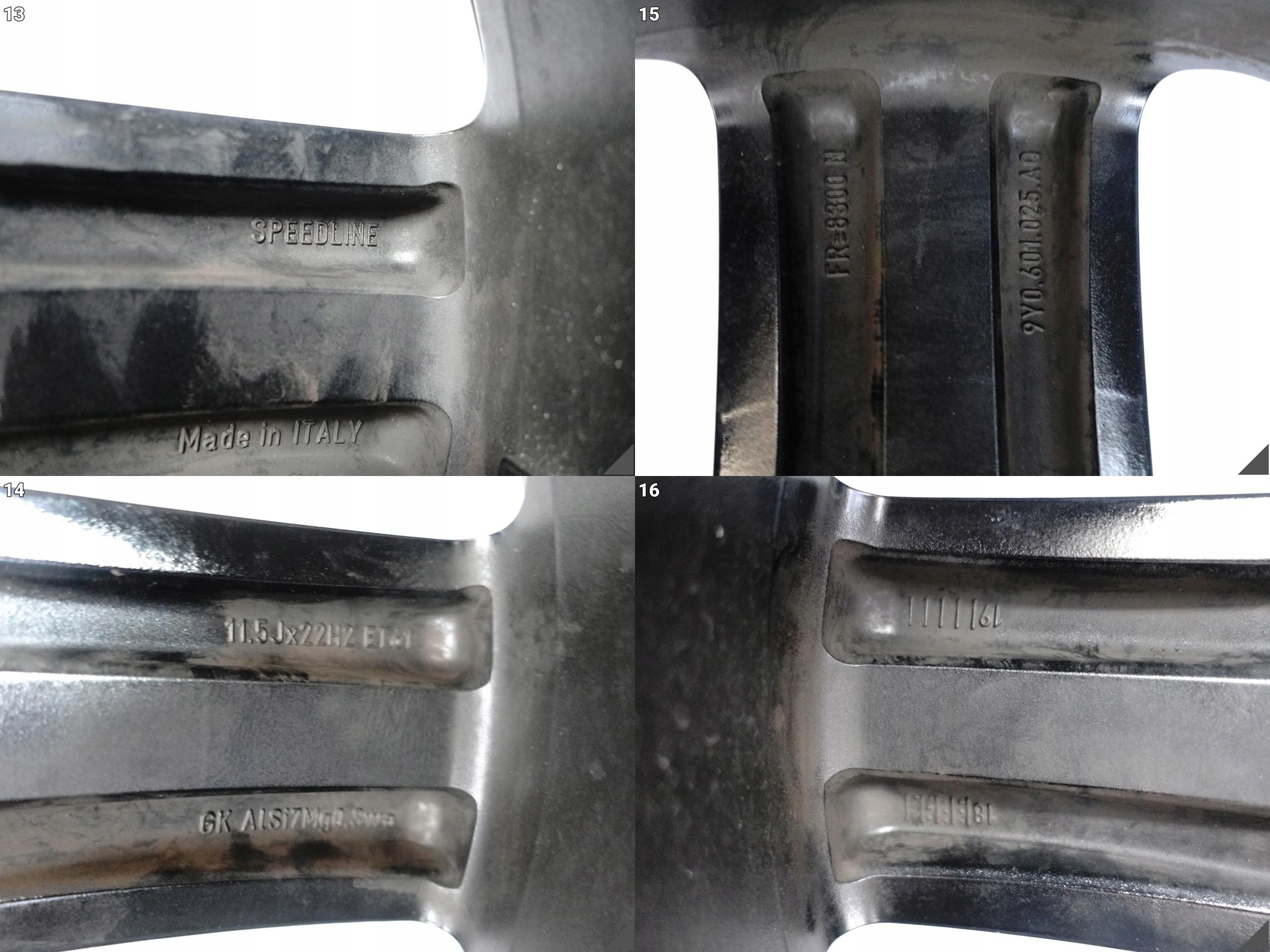 PORSCHE CAYENNE 9Y0 E3 SPORT CLASSIC disk disk 11,5Jx22 ET61 5x130 041