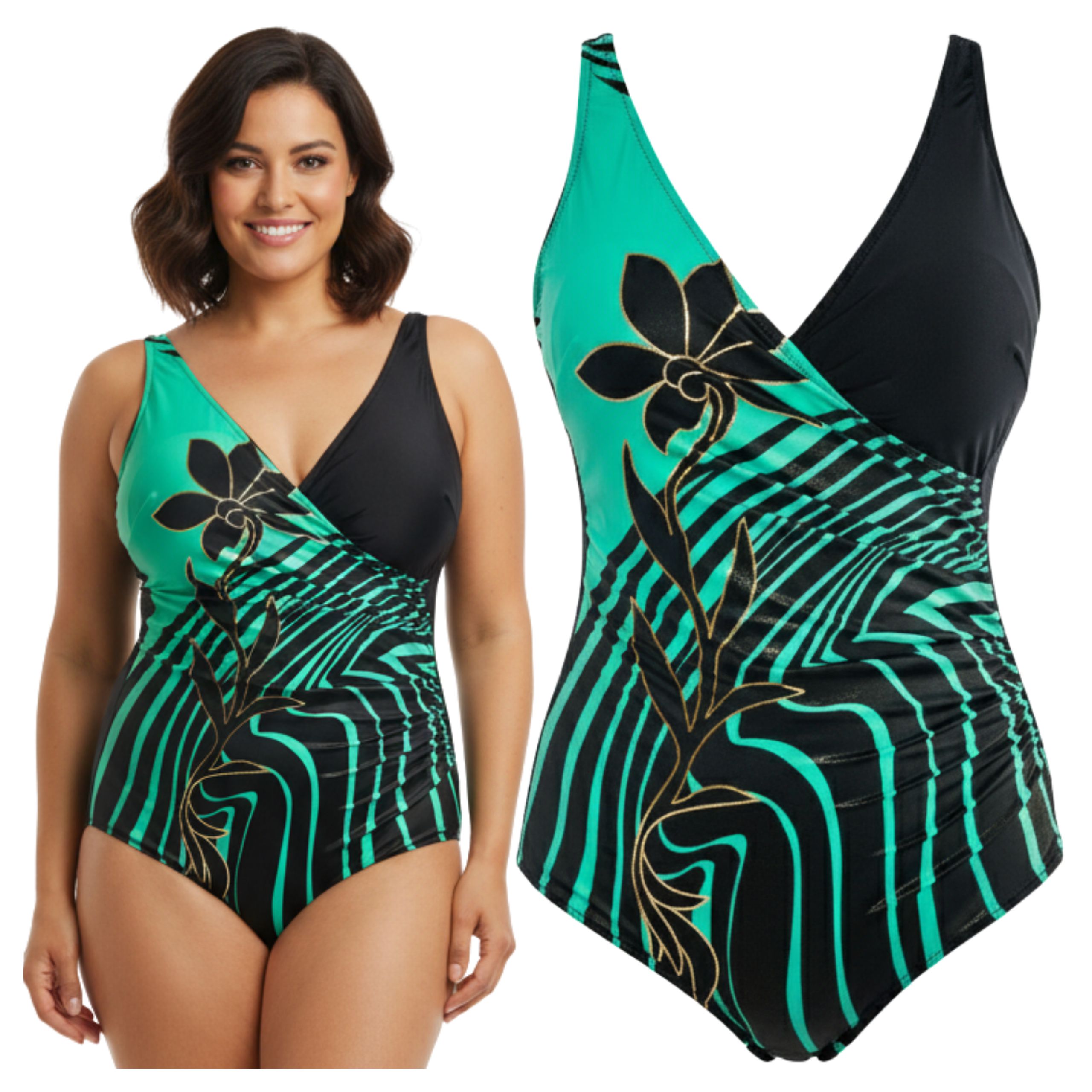 Plavky Vyztužené Monokini 40 L