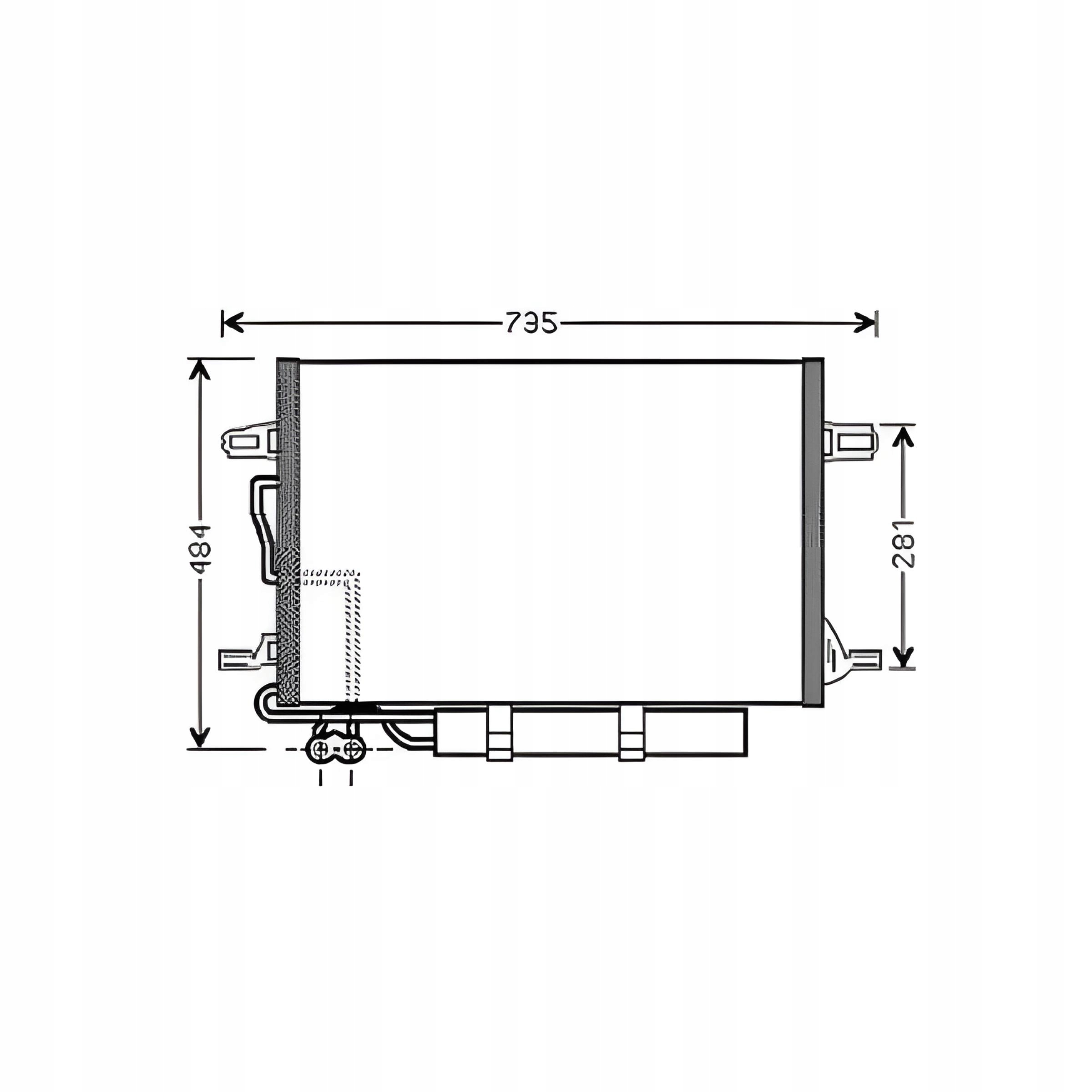 Скраплювач, клімат. Mercedes C-Клас. C180-320w203 04-0