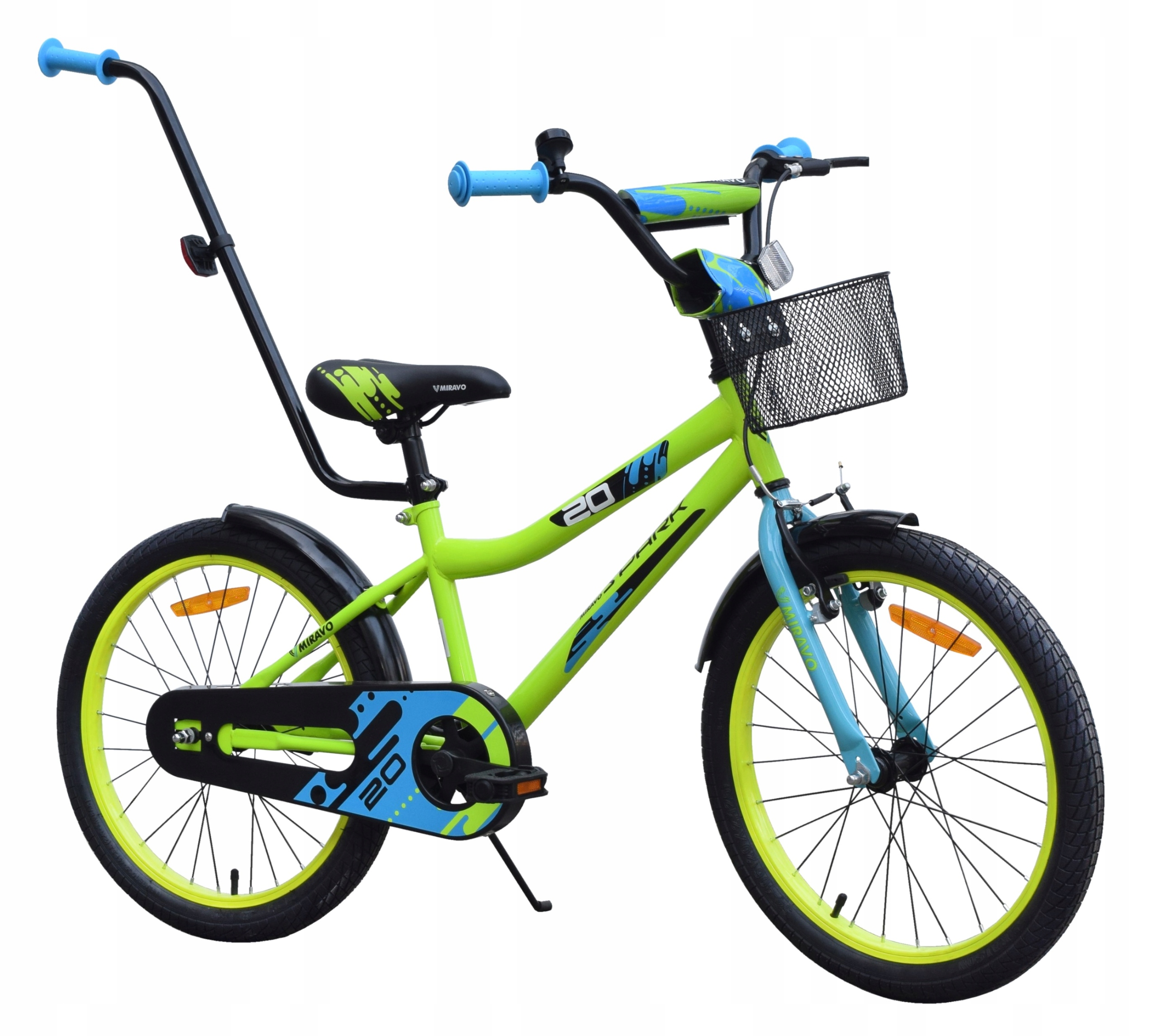 Rowerek Dziecięcy 20 Cali Miravo Rower Dla Chłopca Koszyk Prowadnik