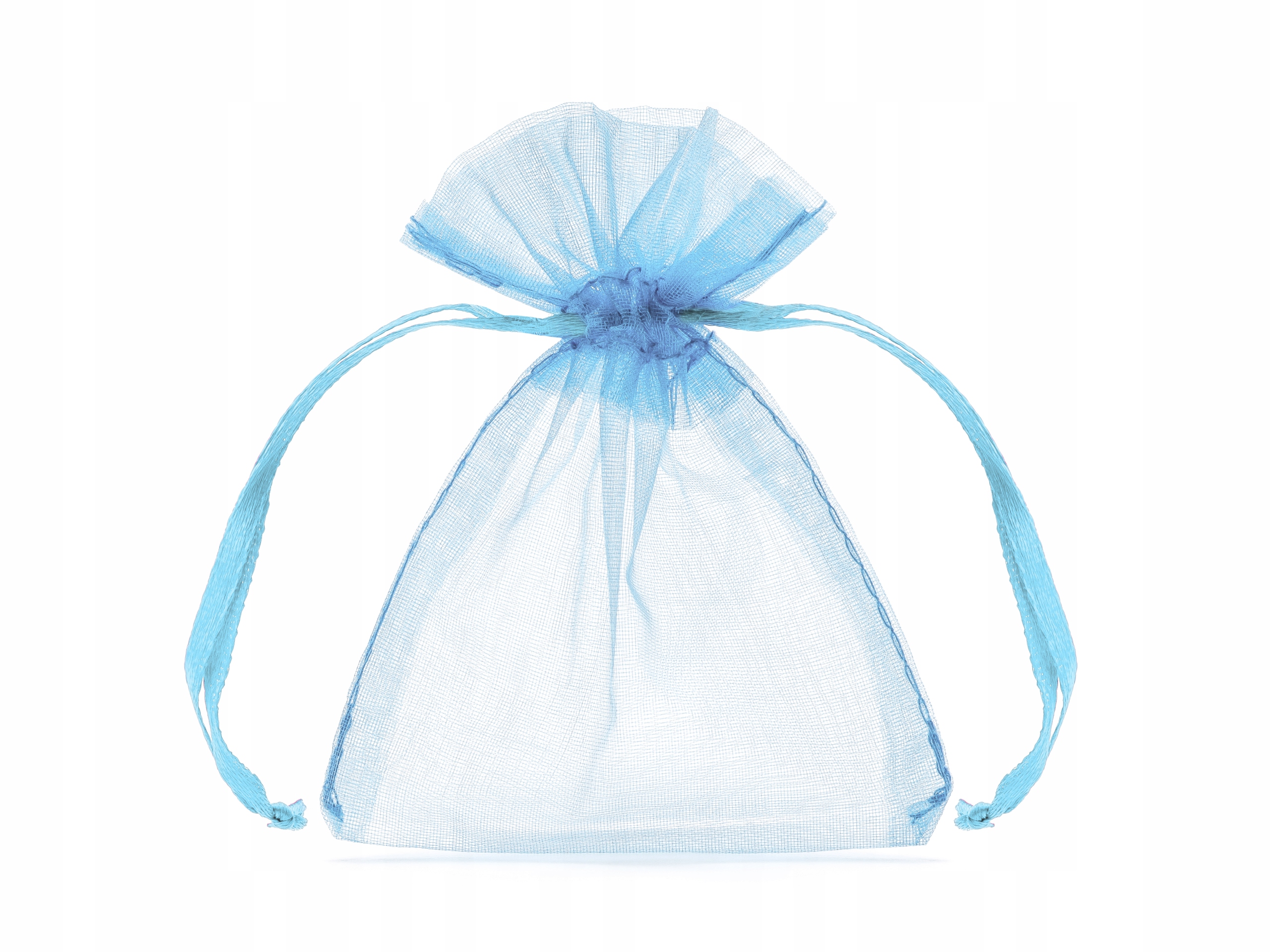 Woreczki z organzy na podarunki Błękitne - 10szt