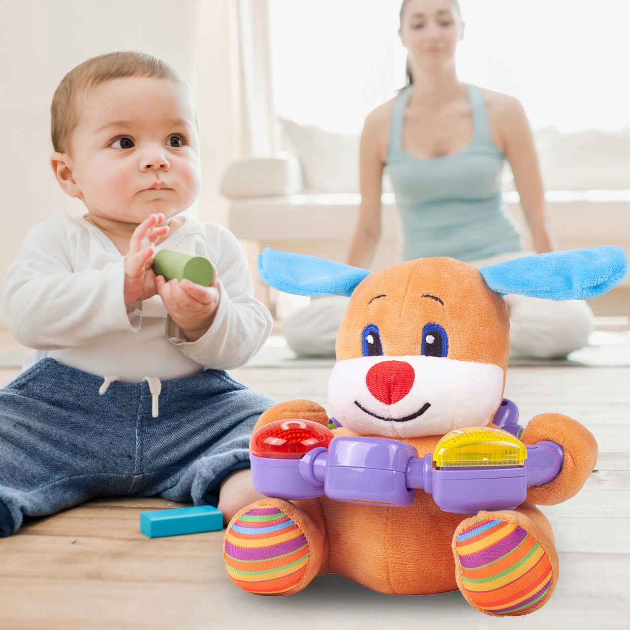 PIESEK INTERAKTYWNY PLUSZOWY MIECIUTKI PIES MÓWI ŚPIEWA MELODIE ŚMIEJE SIĘ Rodzaj pluszaki interaktywne