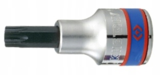 KING TONY Nasadki klucze 1 2 bit TORX T20 T60 9szt Producent code 4109PR