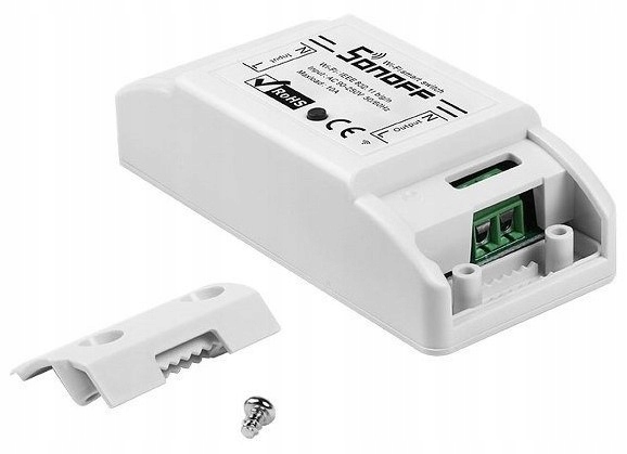 SONOFF SMART 1-KANAŁOWY PRZEŁĄCZNIK WIFI INTELIGENTNY SWITCH HARMONOGRAM Seria Basic R2