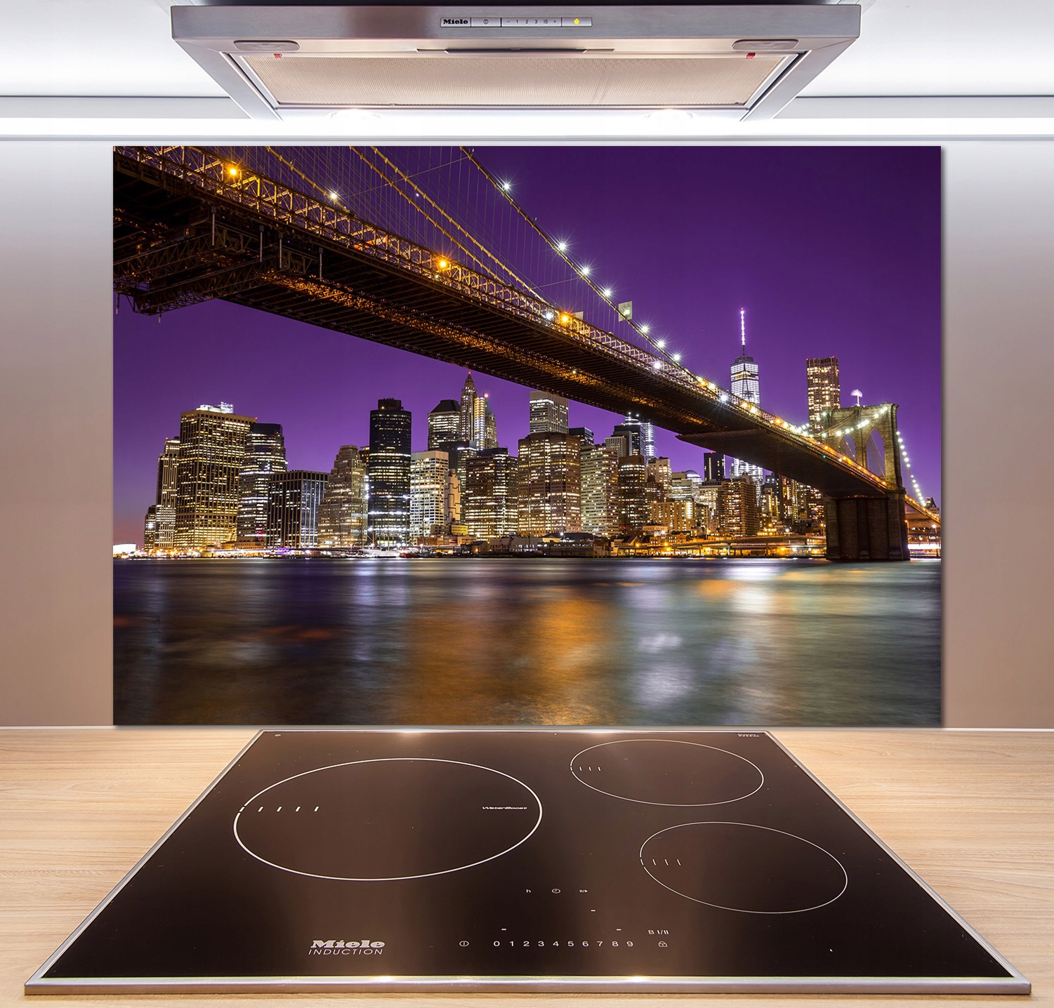 

Panel do kuchni Manhattan nocą 100x70 cm + Klej
