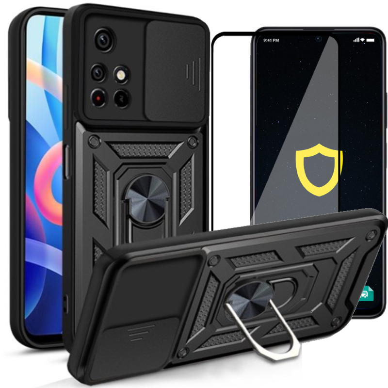 

Etui pancerne Camring do Redmi Note 11/11S Szkło