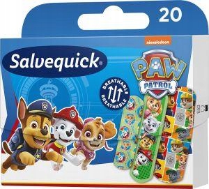 

Plastry Salvequick Paw Patrol plast. 20szt.