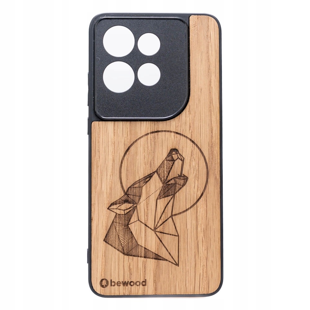 Dřevěné Pouzdro Bewood pro Motorola Edge 50 Neo 60 Neo Wilk Dub