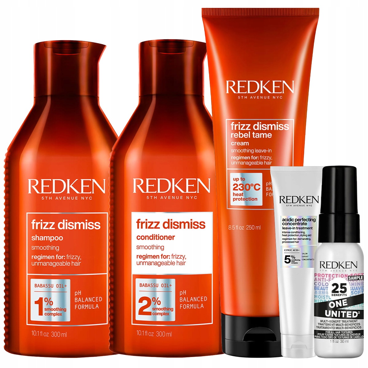 Redken Frizz Dismiss šampon kondicionér krém pro krepaté vlasy Sada