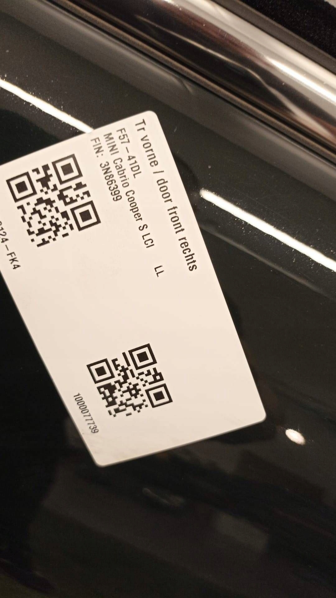 MINI F57 door right front C19 REBEL GREEN