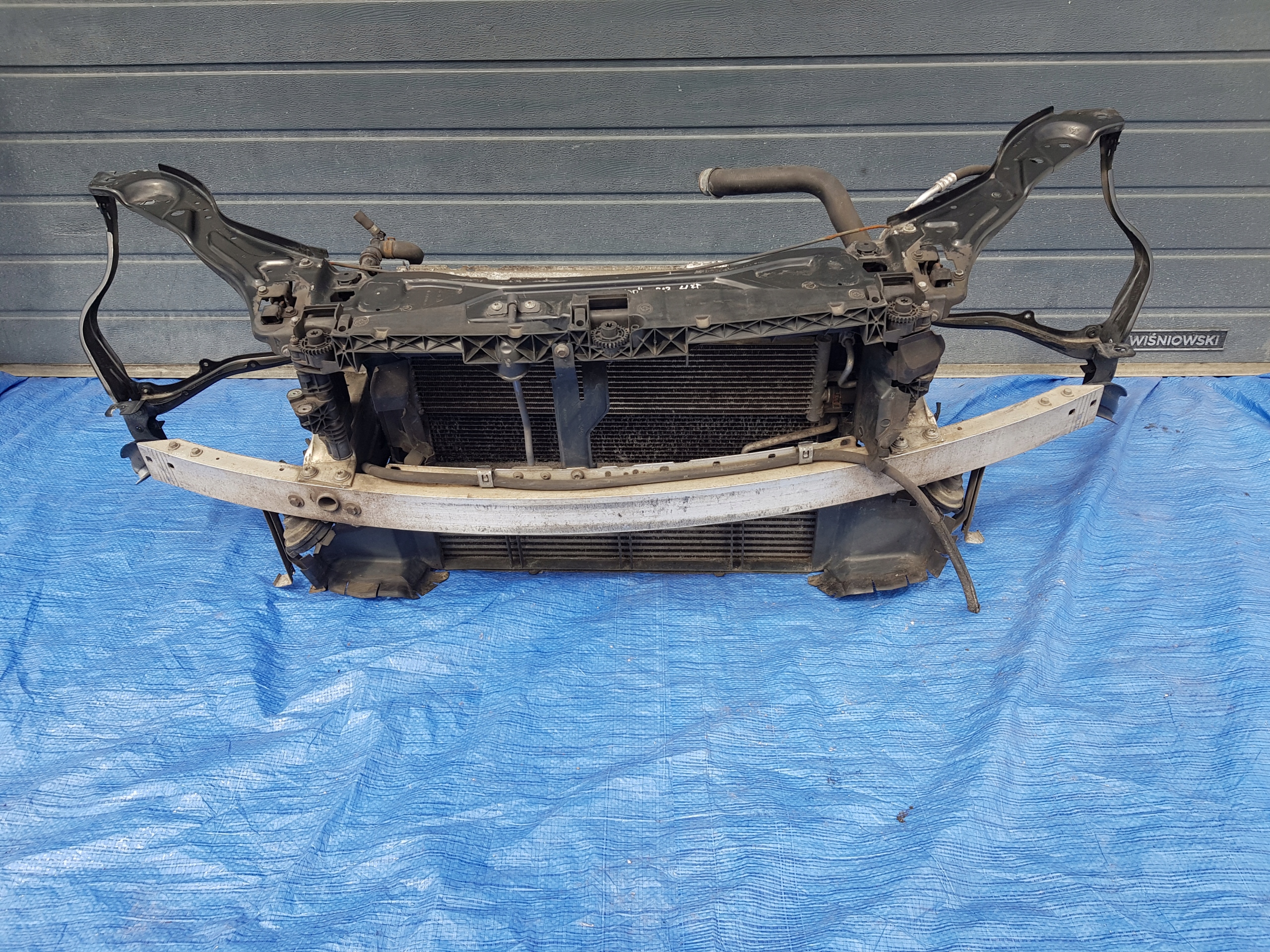 support panel for radiators radiator MERCEDES W212 LIFT 651 2.2 CDI HYBRYDA