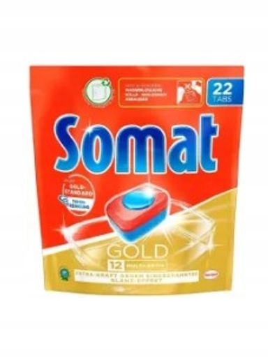 Levně Somat, Gold, Tablety do myčky, 22 kusů
